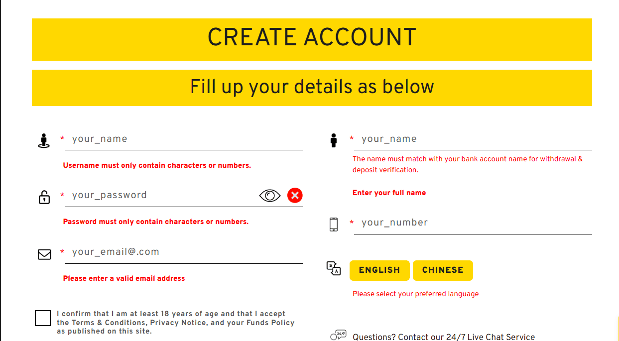 we88 registration